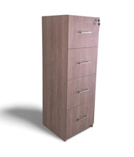 Load image into Gallery viewer, Executive Filing Cabinet, 4 Drawers (Melamine) 465x500x1350mmH
