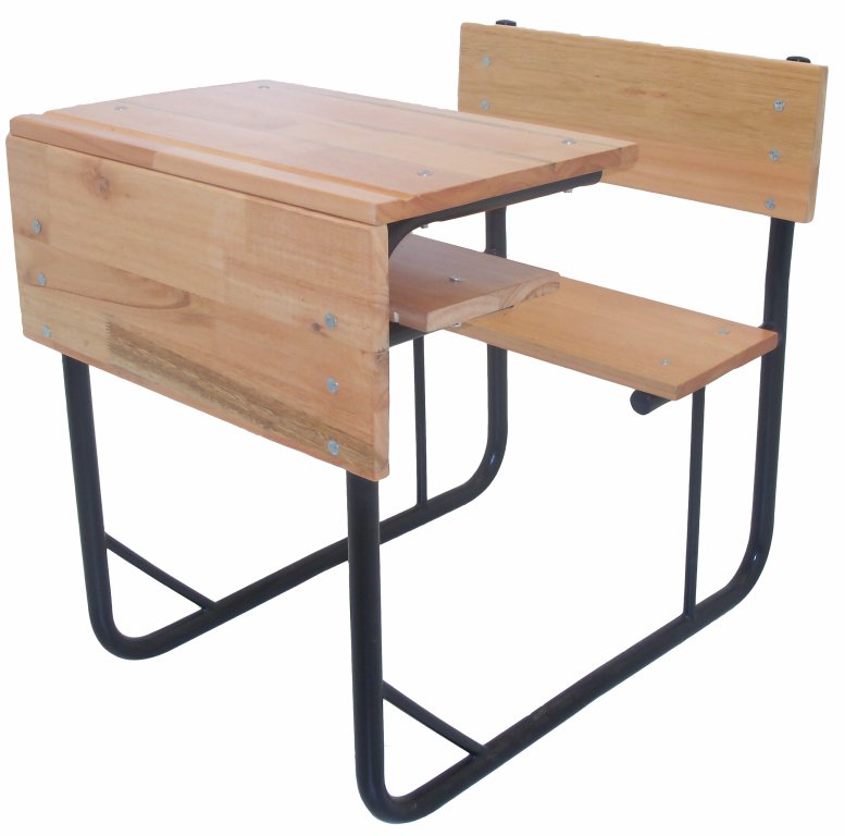 Angola Single Combination Desk (Saligna) 600x400x750mmH