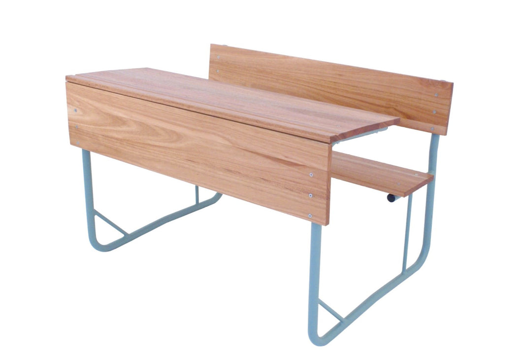 Secondary Double Combination Desk (Saligna) 1200x400x750mmH