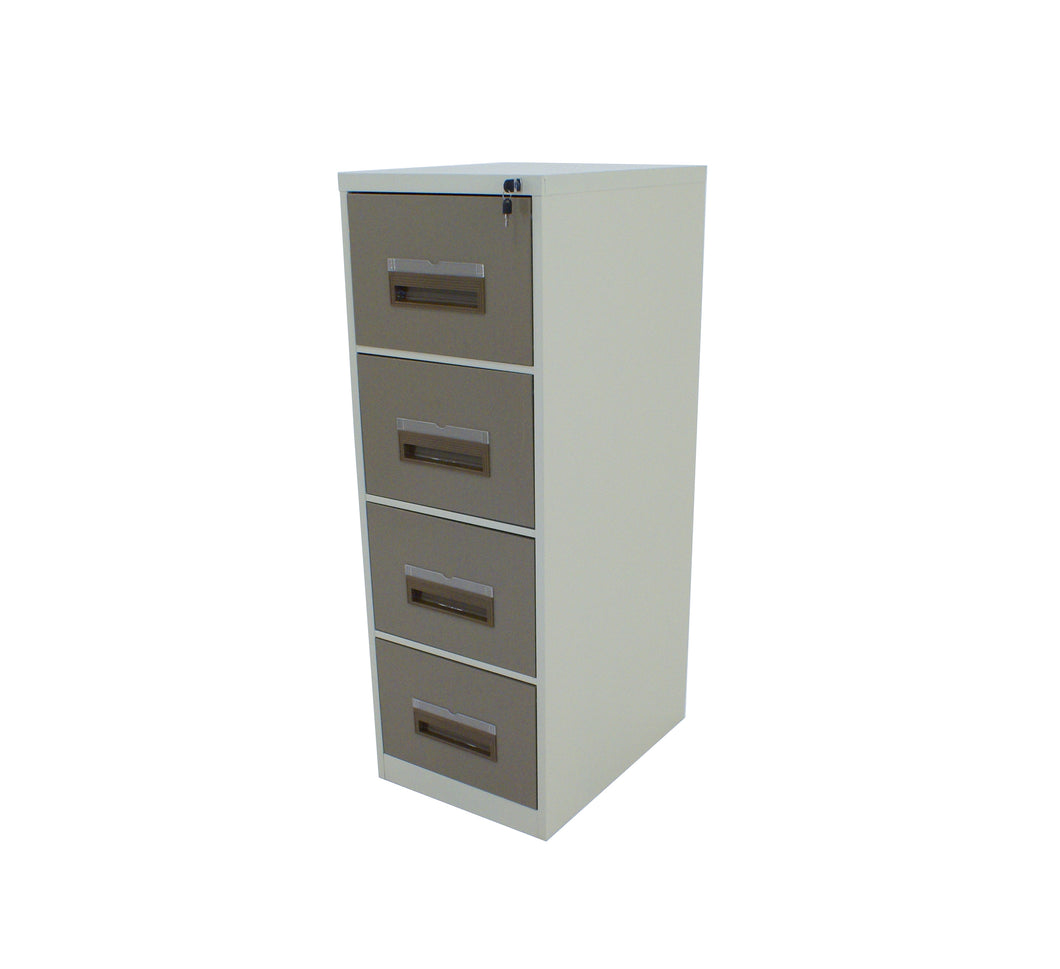 4 Drawer Filing Cabinet (Steel) 625x465x1300mmH