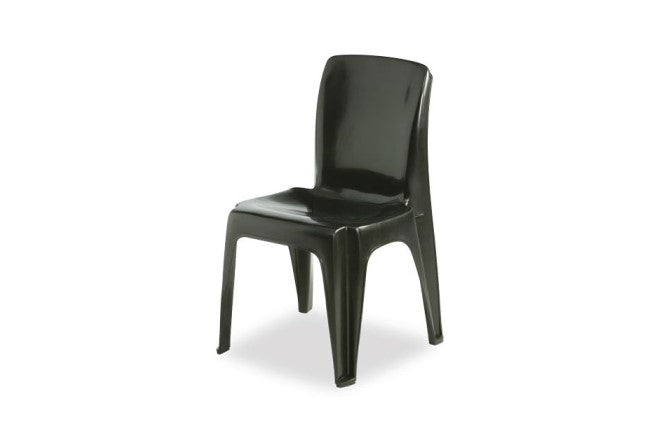 Secondary Polypropylene Chair, Black, 450mmH – Reboni Furniture ...