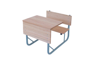 Pre-Primary Single Combination Desk (Saligna) 600x400x550mmH